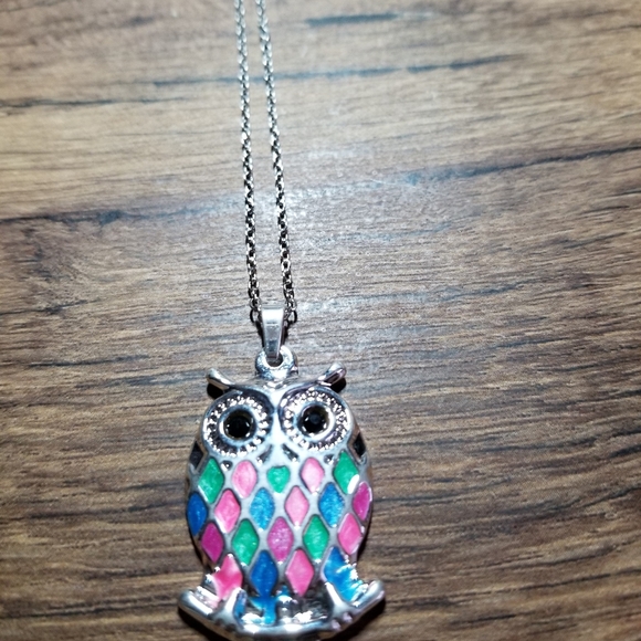 RAINBOW OWL NECKLACE - Picture 7 of 12